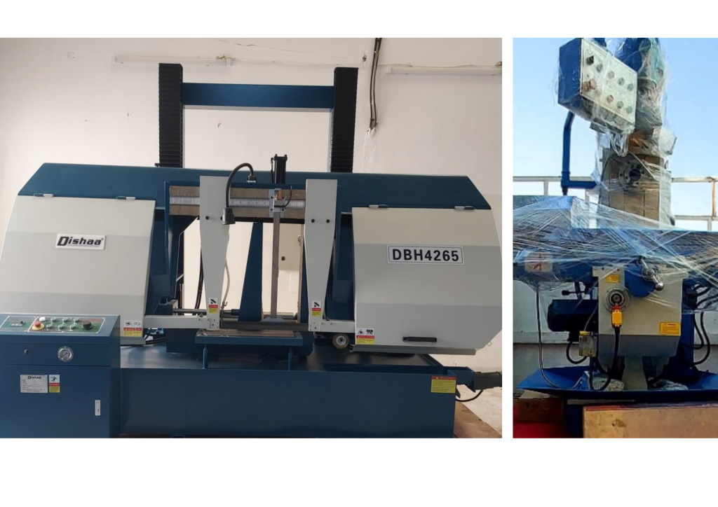 Delivered Bandsaw Machine And Milling Machine In Dubai 1024x724