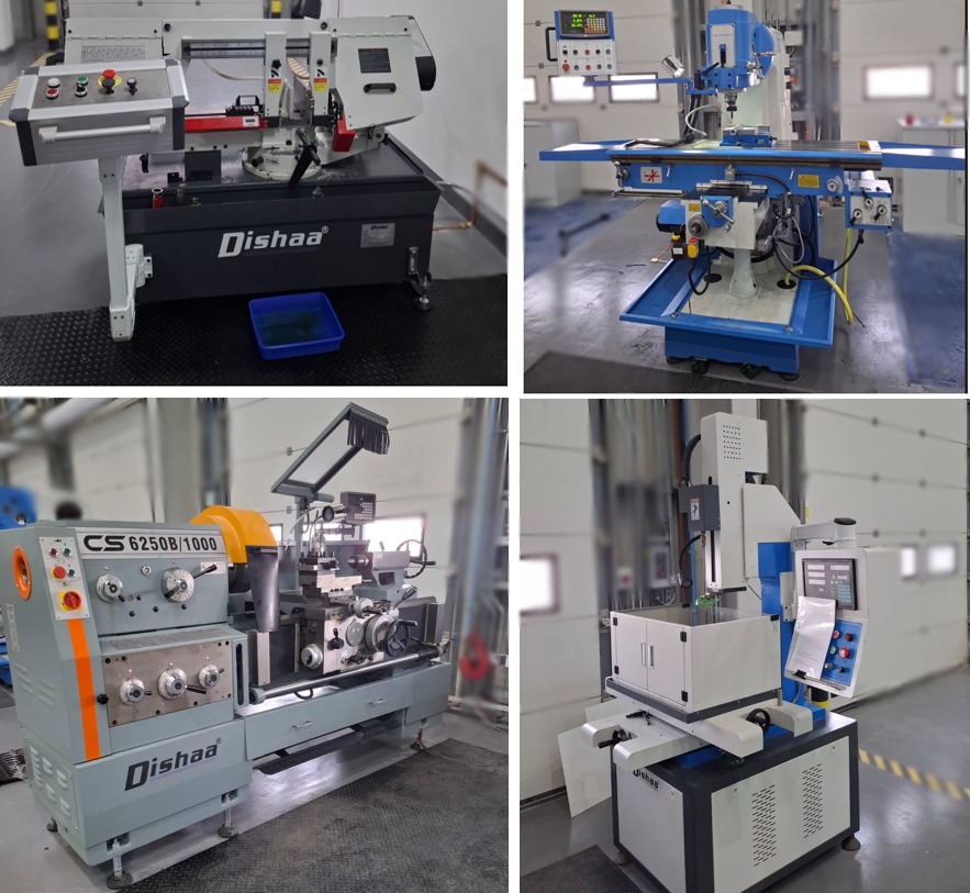 Delivered Lathe, Bandsaw, Milling and EDM Drilling Machine Lathe Bandsawedm Delivery