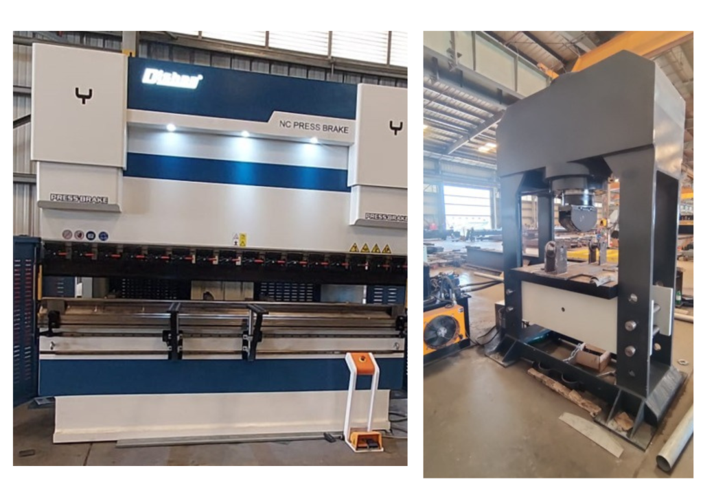 Installation of NC Press Brake and Hydraulic Press in Oman Delivery NC Press Brake And Hydraulic Press In Oman 1024x724